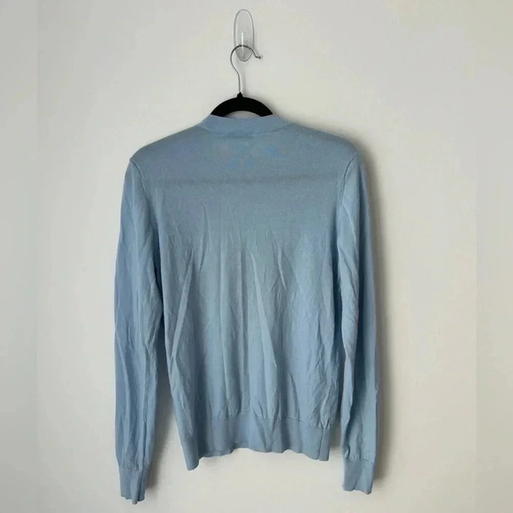 Sandro Paris blue  merino wool sweater - Picture 10 of 12